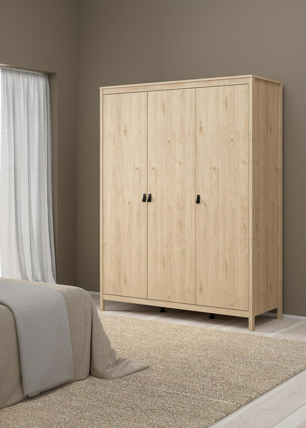 Tvilum Madrid 3 Door Wardrobe - Oak | Organized Living Environment
