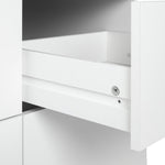 Zeke 2 Door Wardrobe - White | Bright Minimalist Styling