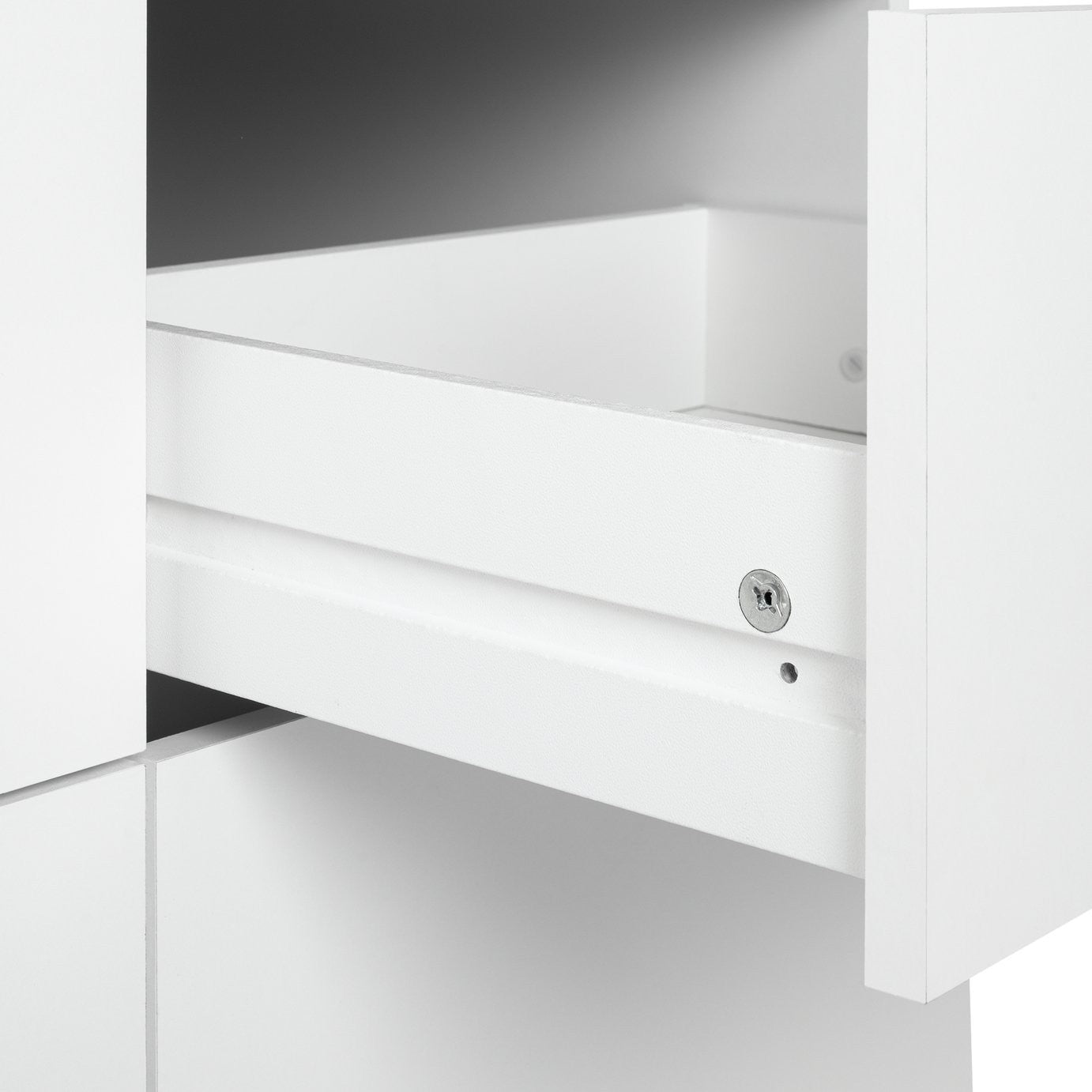 Zeke 2 Door Wardrobe - White | Bright Minimalist Styling