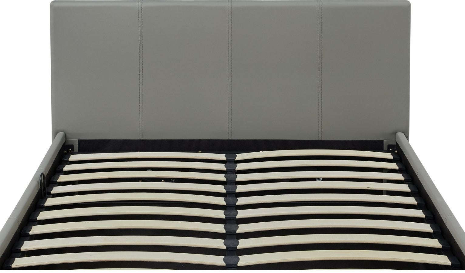Lavendon Small Double Side Open Ottoman Bed- Grey | Modern Space-Saving Bed