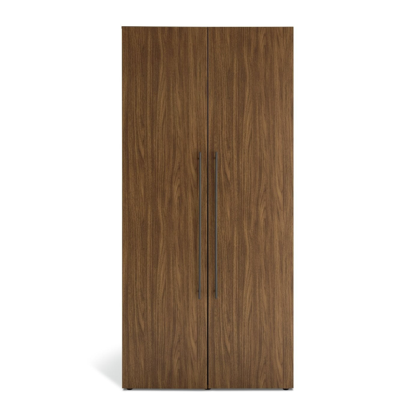 Atlas 2 Door Wardrobe - Walnut | Organized Clothing Spac