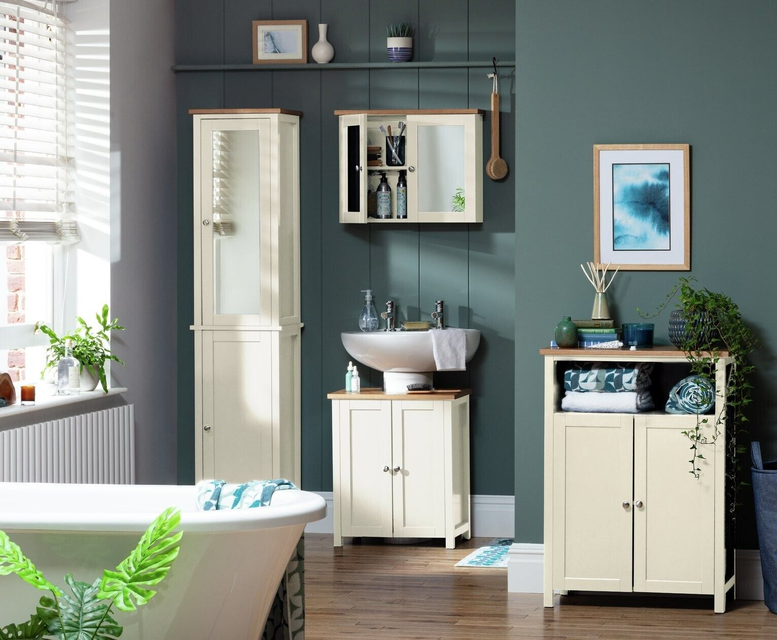 Home Livingston Tallboy - Cream