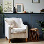 Habitat Dorian Fabric Accent Chair - Black & White