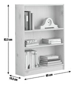 Essentials Apley Short Bookcase - Oak Effect