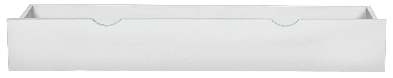 Aspley Single Under Bed Wooden Drawer - White | Underbed Storage Solution
