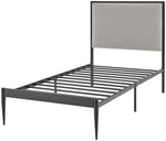 Home Sadie Single Metal Bed Frame - Black | Single black bed frame