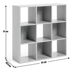 Habitat Squares 9 Cube Storage Unit - Anthracite