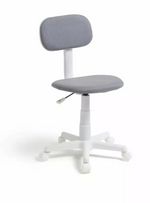 Home Fabric Office Chair Grey | Swivel Office Desk Chair Furniture