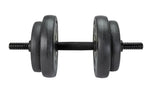 Opti Vinyl Barbell Dumbbell Weight Set 35kg | Adjustable Dumbbells and Bar Set