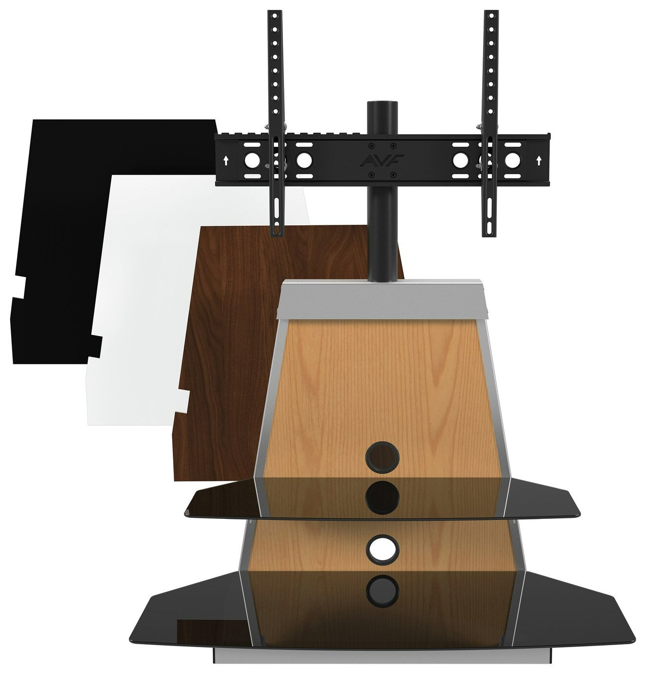 AVF Options 37-90 Inch Stack TV Stand with Mount