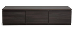 Jenson 3 Door TV Unit Black Brown | Modern Living Room Entertainment Cabinet