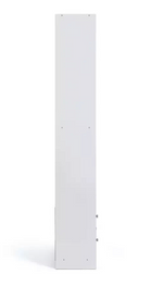 Maine 5 Shelf Bookcase With 2 Drawers Storage Unit Display Cabinet - White