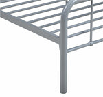 Charlie Single Metal Bed Frame - Silver | Kids Bedroom Furniture or Guest Sleep
