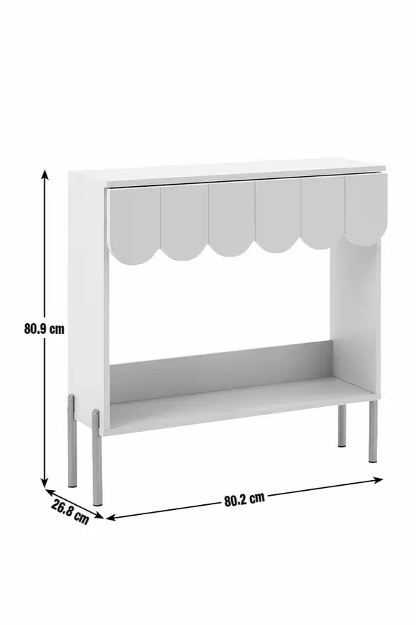 Fala 1 Drawer Console Table Natural | Hallway Storage Furniture Unit