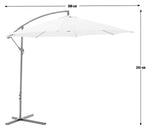 3m Overhanging Garden Parasol - Cream (B Grade 14201)