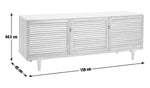Oiled Slatted Sideboard - Natural (B Grade 1070.)