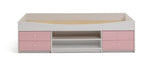 Home Malibu Storage Cabin Bed - Pink & White | Storage bed for girls