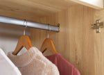 Home Jenson 2 Door 2 Drawer Wardrobe - New Oak | Warm Natural Aesthetic