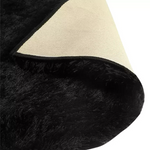 Habitat Luxury Plain Shaggy Rug - 160x230cm - Black