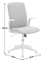 Habitat Hallie Fabric Manager Office Chair - Grey