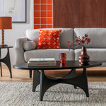 Habitat Mid Century Round Coffee Table - Black ( B Grade 26391 )