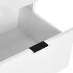 Zeke Wide 5 Drawer Chest - White & Oak | Spacious Item Storage