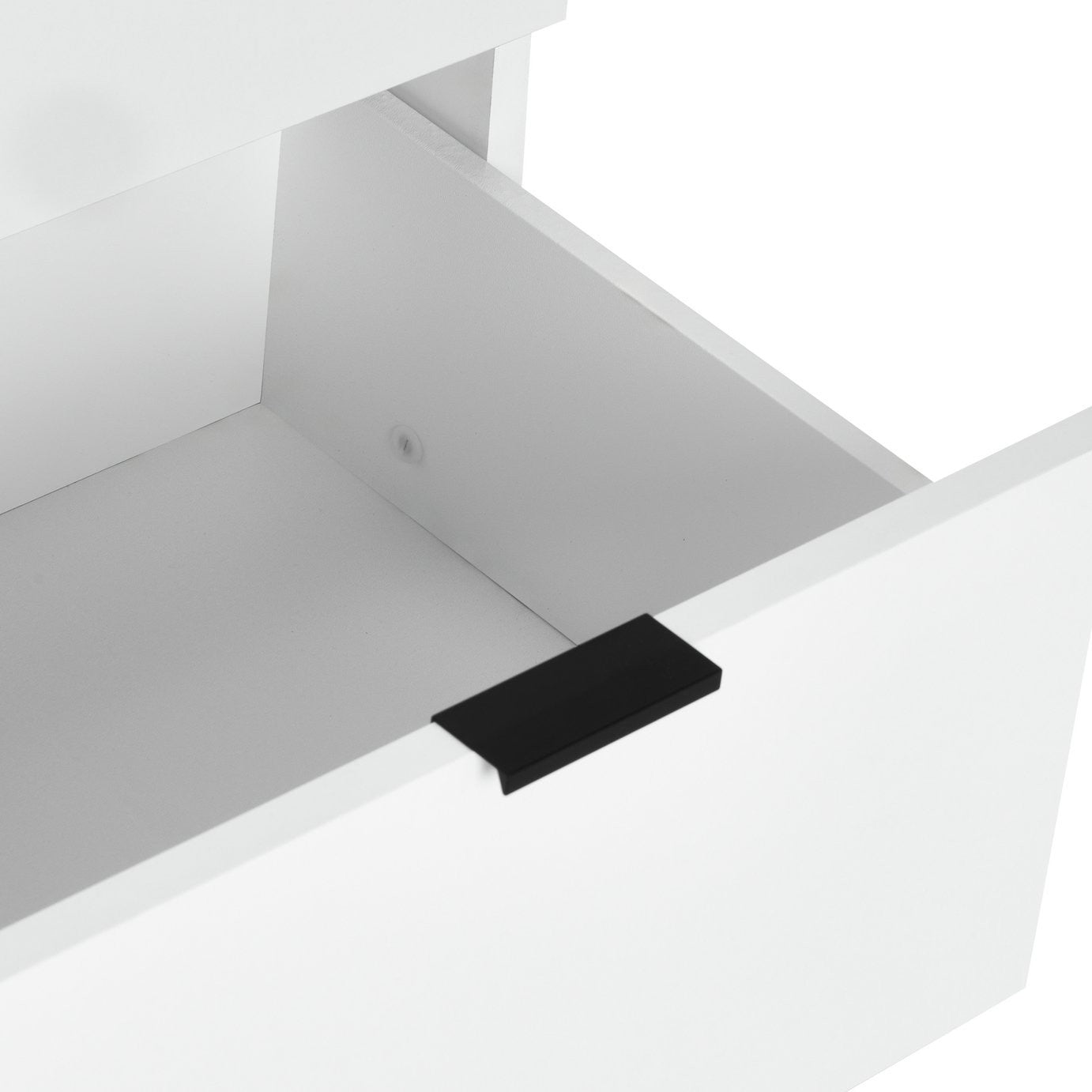 Zeke Wide 5 Drawer Chest - White & Oak | Spacious Item Storage