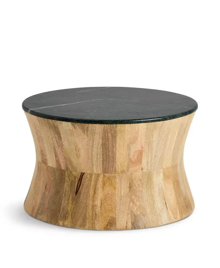 Morris & Co Marble Coffee Table Natural | Modern Living Room Coffee Table