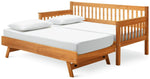 Home Aspley Trundle Day Bed - Oak Effect | Guest bed with trundle