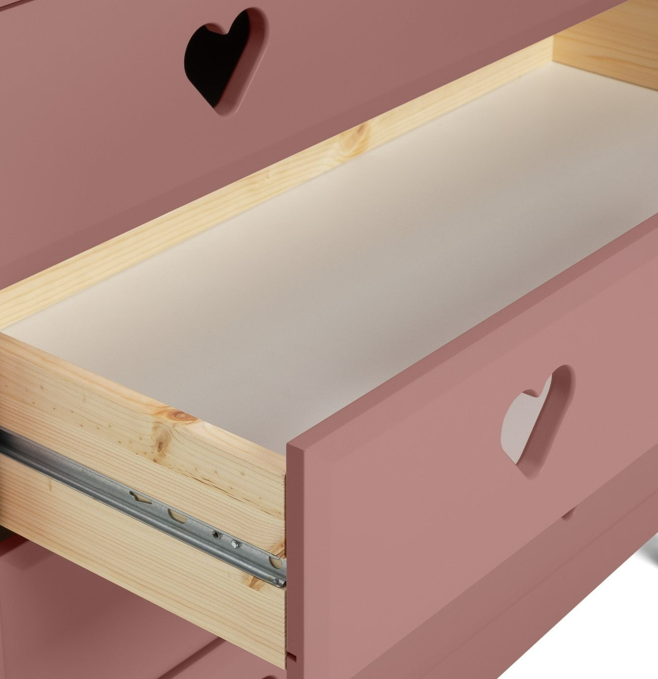 Home Kids Mia 6 Drawer Chest - Pink | kids bedroom storage
