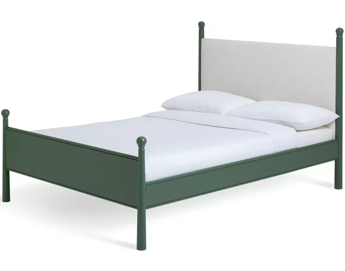 x Morris & Co. Double Bed Frame - Green (B GRADE)