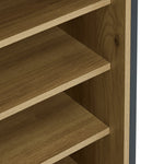 Home Loft Living Shoe Storage Cabinet - Oak | Loft style shoe organizer