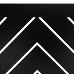 Habitat Chevron Large Radiator Cover - Black