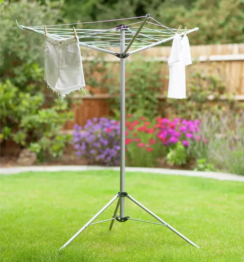 Freestanding 16m 3 Arm Rotating Airer and Bag
