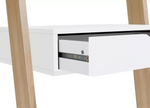 Ladder Office Desk - White