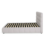 Bowie Small Double End Lift Ottoman Bed - Grey | Practical Lift Mechanism