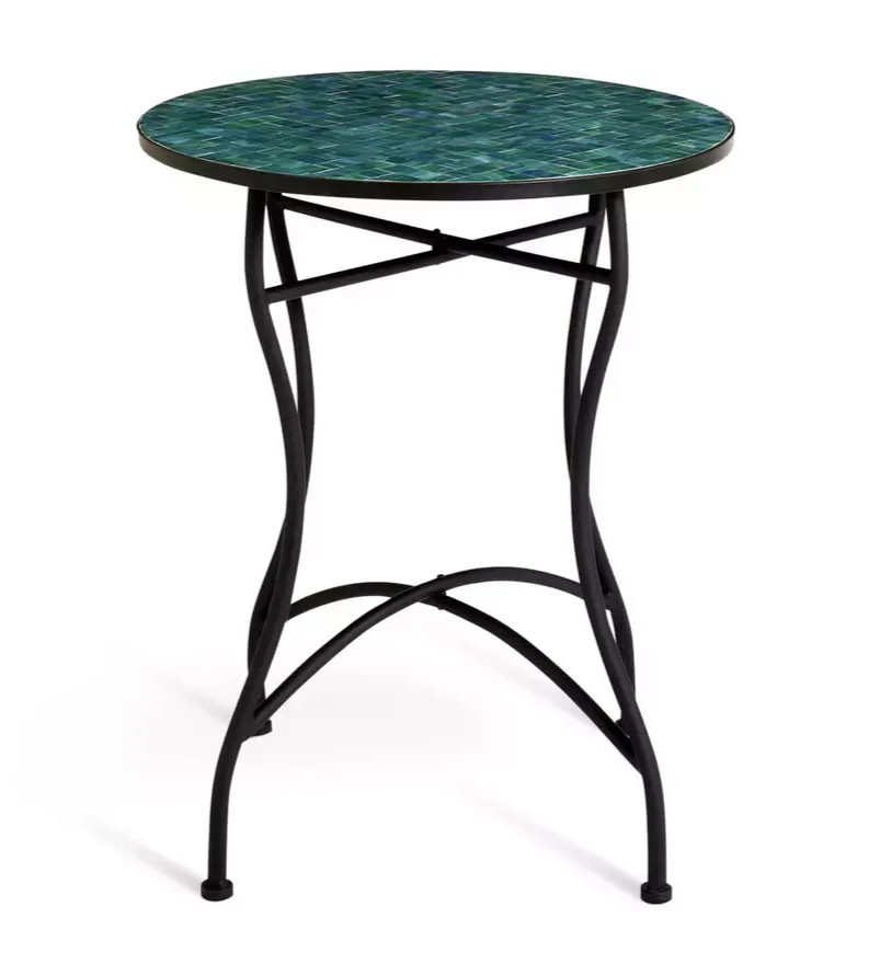 Home Mosaic 2 Seater Metal Garden Bistro Set | Outdoor Patio Furniture Set