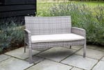 Home Lucia 4 Seater Rattan Effect Garden Sofa Set | Outdoor Patio Lounge