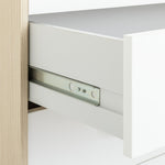 Kids Malibu 4+2 Drawer Chest - White & Acacia