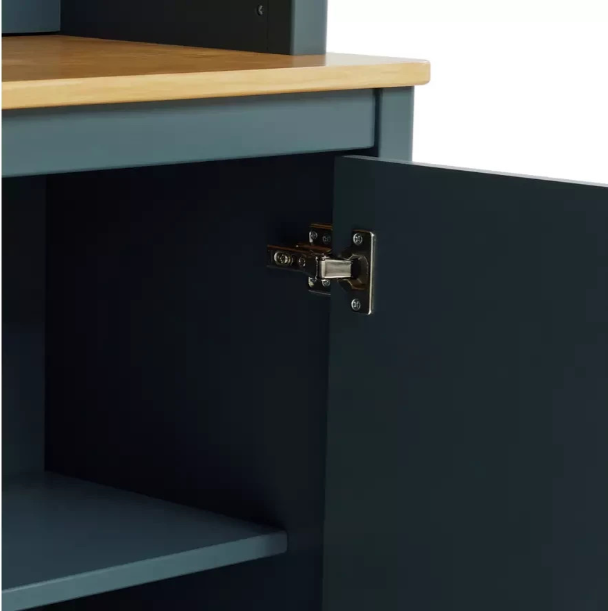 Bournemouth 4 Door 3 Drawer Sideboard Dresser Blue | Storage Cabinet Furniture