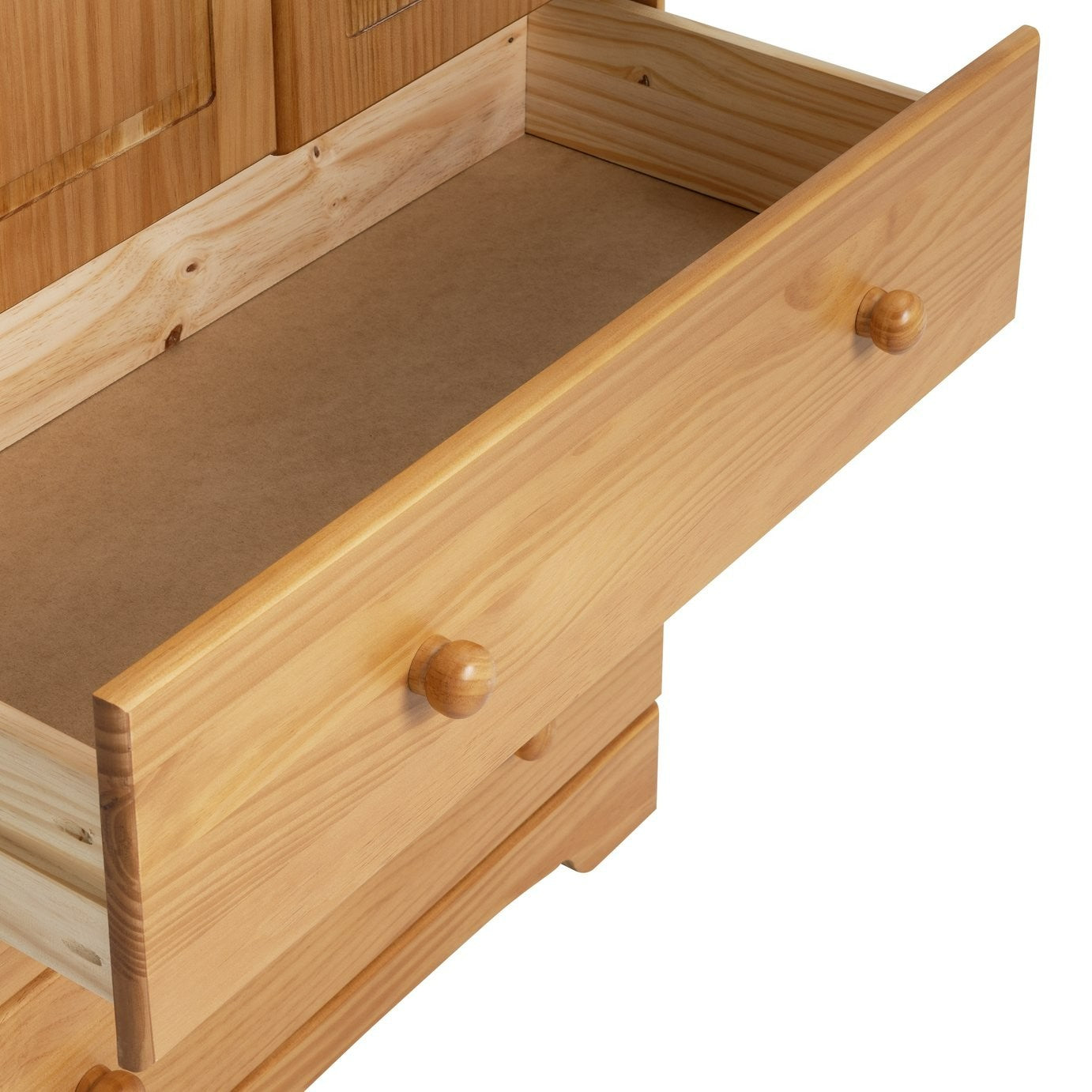Home Nordic 2 Door 3 Drawer Wardrobe - Pine | wardrobe with drawers