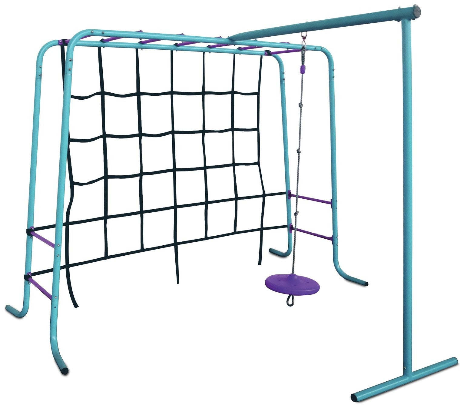 Plum Metal Monkey Bars Set | Outdoor Kids Climbing Frame Garden Play