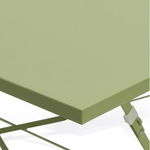 Habitat Eve 4 Seater Folding Metal Patio Set - Light Green (B Grade 16025-16022)