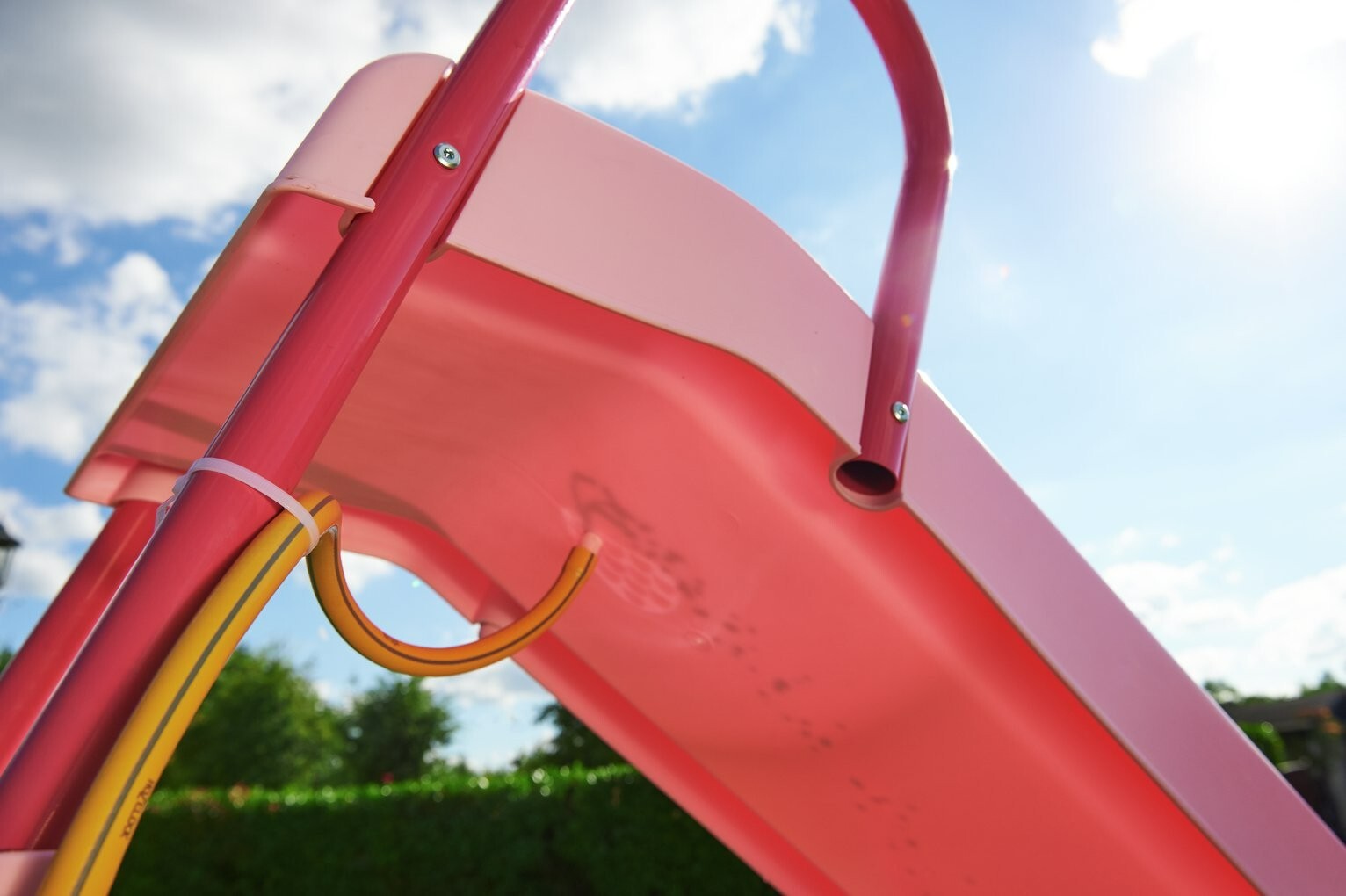 Chad Valley 7ft Kids Garden Slide - Pink