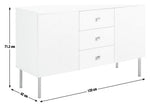 Home Kyler 2 Door 3 Drawer Sideboard - White