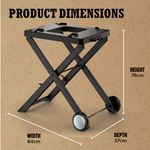 Ninja Woodfire Electric BBQ Stand | Outdoor Grill Trolley Stand