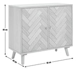 Afram 2 Door Sideboard - Natural | Buffet Cabinet Natural Wood