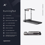 Dynamax RunningPad Folding Treadmill | Compact Home Fitness Equipment Treadmill