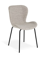 Etta Pair of Fabric Dining Chair - Natural | Modern Mealtime Seating