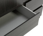 Home Jenson 3 Door 4 Drawer Wardrobe - Black | Organized Living Space